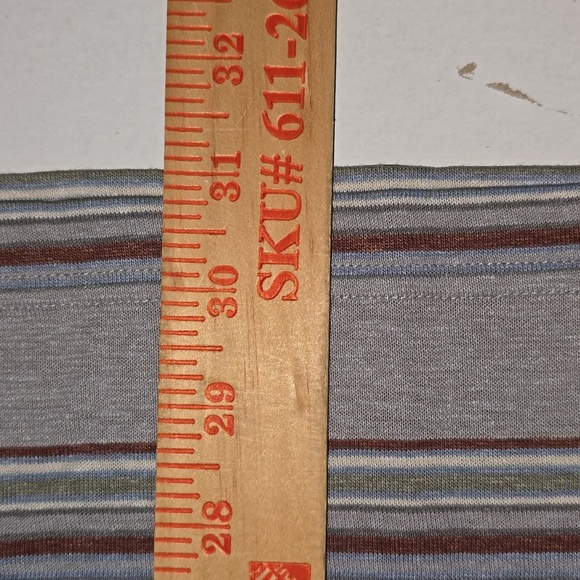 Prana Cardiff Short Sleeve Pocket T-shirt Alloy Stripe Mens Size XXL NWT - Picture 10 of 12